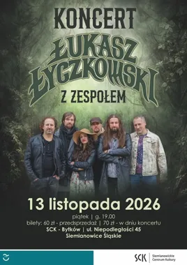 Łukasz Łyczkowski zagra w SCK. Rock, blues i mocny koncertowy skład