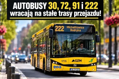 Autobusy wracają na ul. Żeromskiego. Koniec objazdów w Michałkowicach